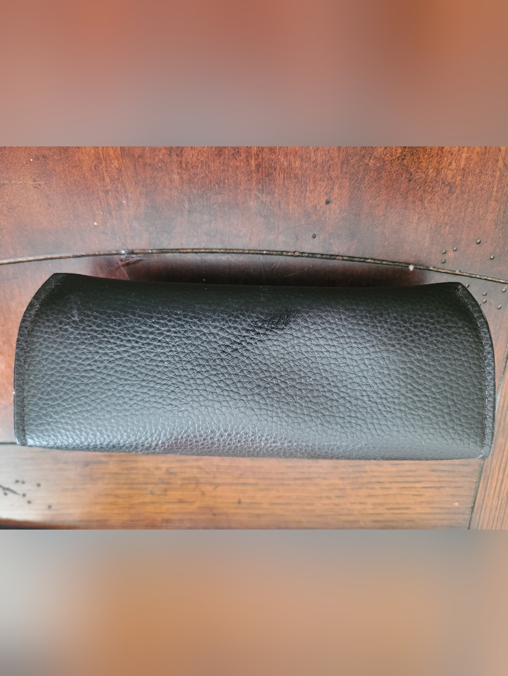 Ray-Ban Black Leather Sunglasses Case - Picture 3 of 4